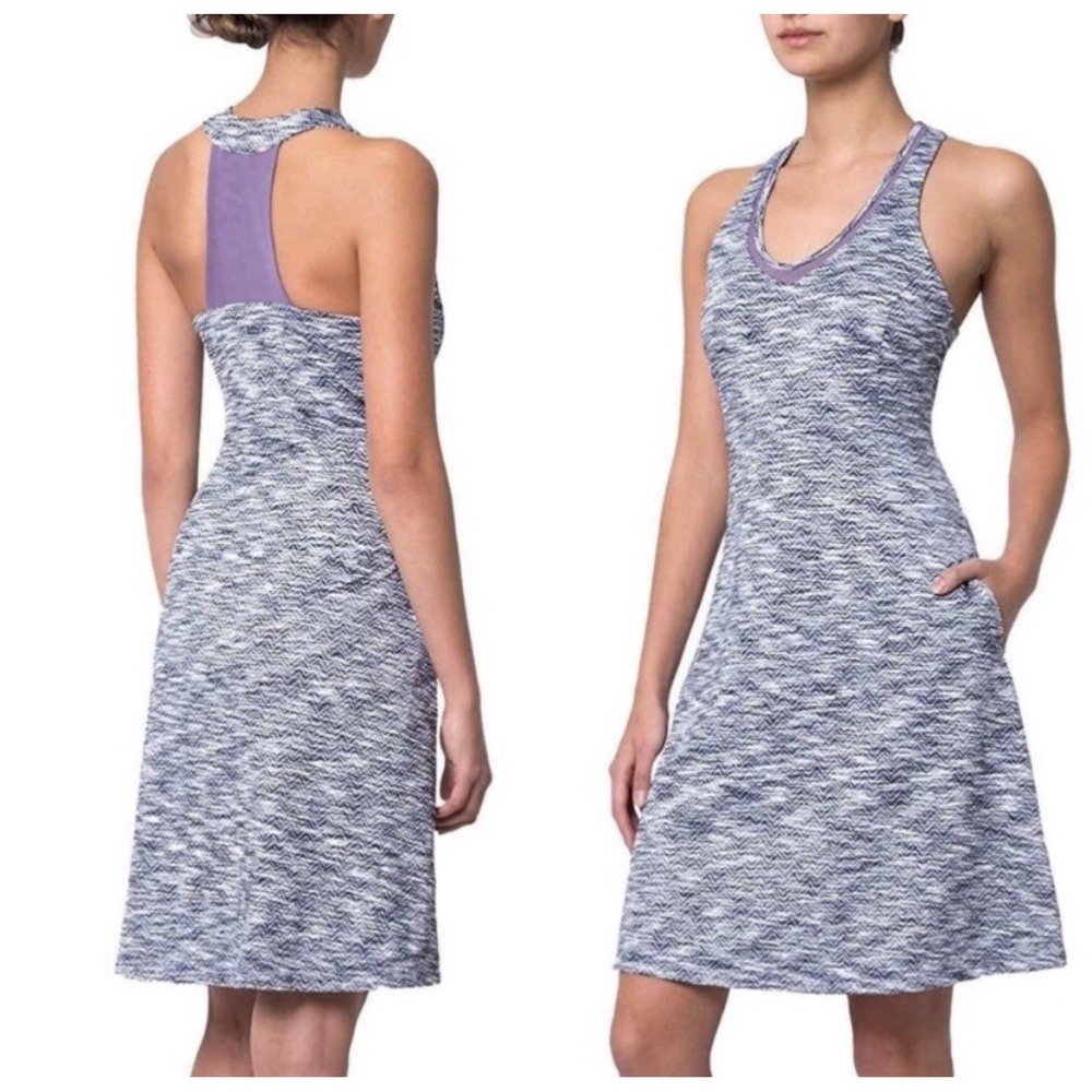 MPG Mondetta Performance Gear Purple Space Dye Active Tennis Dress L